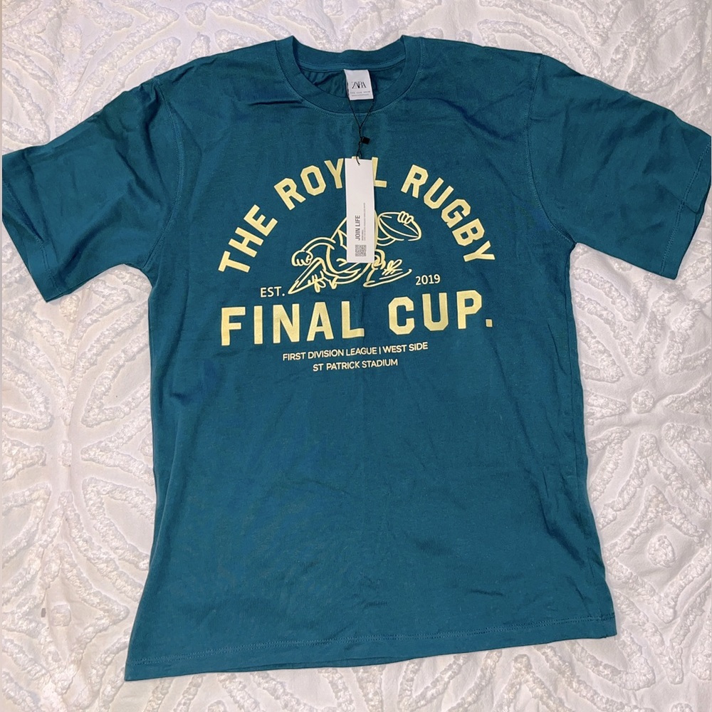 Zara Rugby Graphic Tshirt